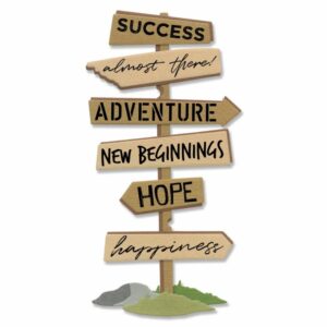 Sizzix - Skurðarmót og Stimplar -Signs For Success
