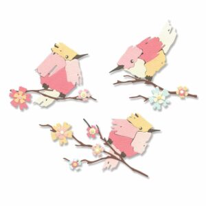 Sizzix - Skurðarmót - Painted Birds