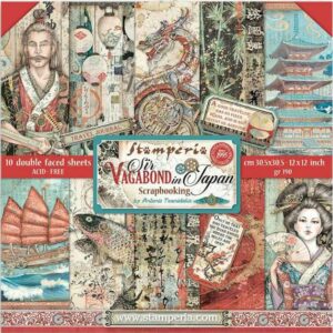 Stamperia - Sir Vagabond in Japan - 12x12