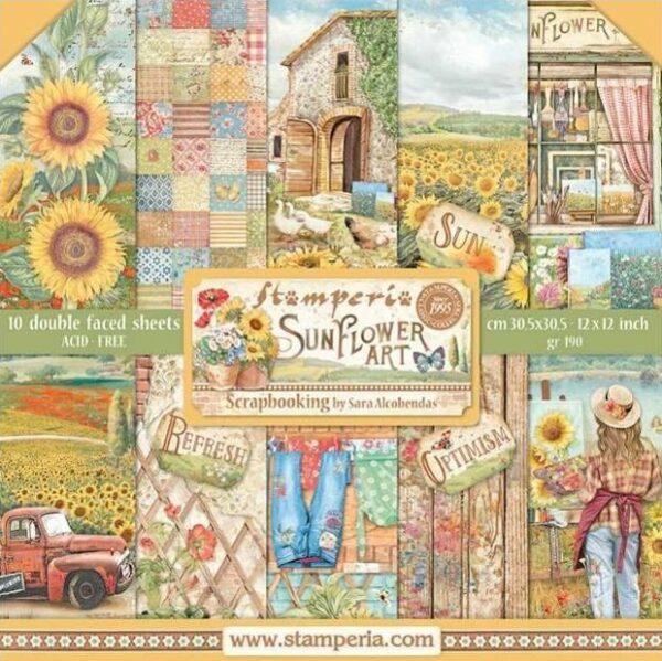 Stamperia - Sunflower Art - 12x12