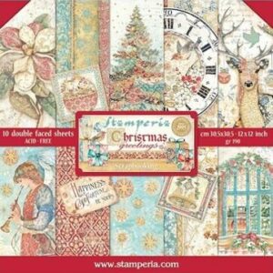 Stamperia - Christmas Greetings - 12x12
