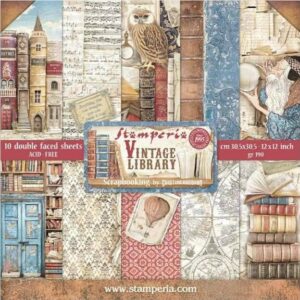 Stamperia - Vintage Library - 12x12