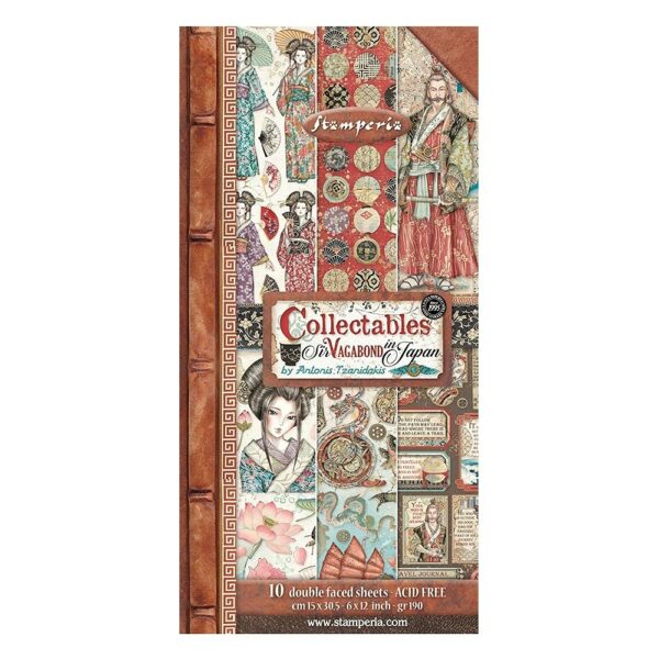 Stamperia - Collectables - Sir Vagabond In Japan - 12x6