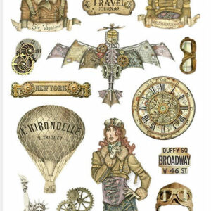 Stamperia - Sir Vagabond Aviator - 12x6 Chipboard