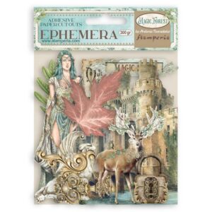 Stamperia - Ephemera - pappírsúrklippur - Magic Forest