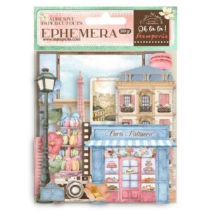 Stamperia - Ephemera - pappírsúrklippur - Oh La La