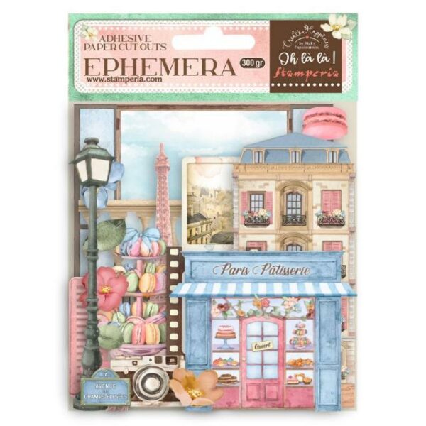 Stamperia - Ephemera - pappírsúrklippur - Oh La La