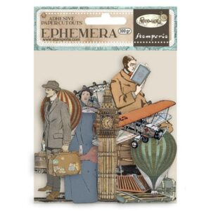 Stamperia - Ephemera - pappírsúrklippur - Around The World