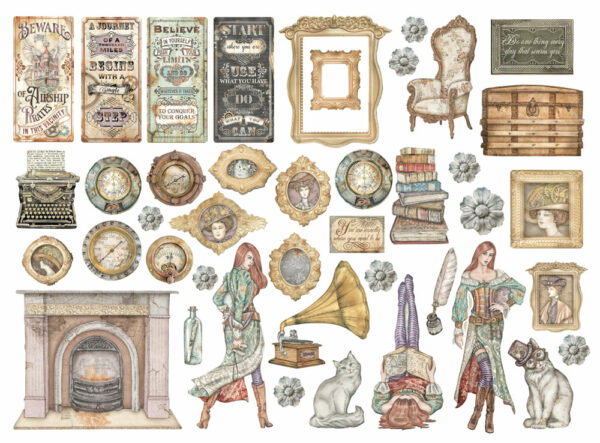Stamperia - Die Cuts - Lady Vagabond Lifestyle - Image 2