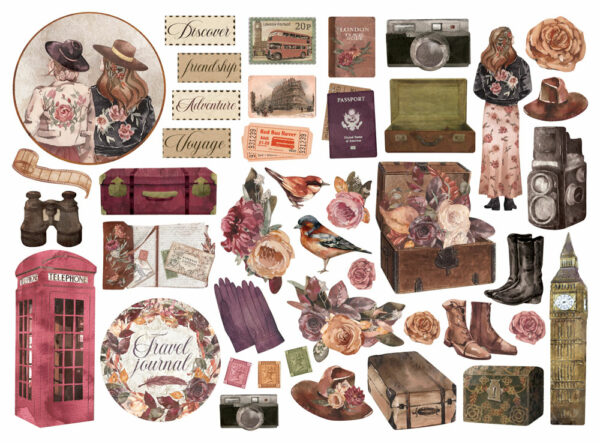 Stamperia - Die Cuts - Our Way - Image 2