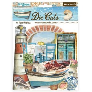 Stamperia - Die Cuts - Blue Dream