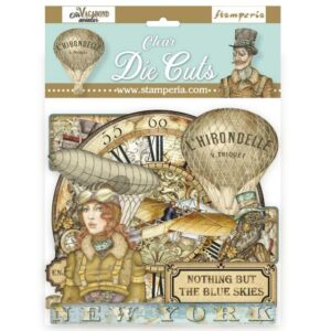 Stamperia - Clear Plastic Die Cuts - Sir Vagabond Aviator