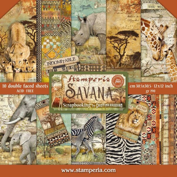 Stamperia - Savana - 12x12