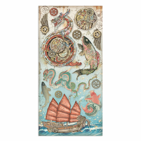 Stamperia - Collectables - Sir Vagabond In Japan - 12x6 - Image 5