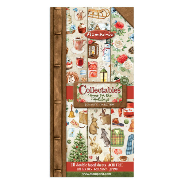 Stamperia - Collectables - Home For The Holidays - 12x6