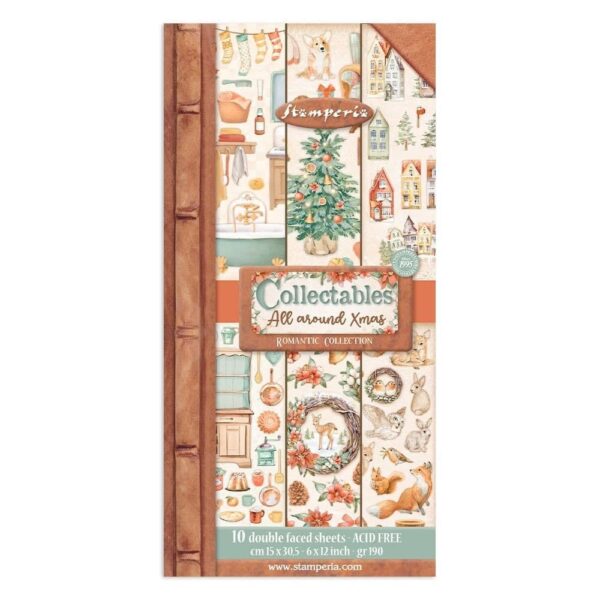 Stamperia - Collectables - All Around Xmas - 12x6