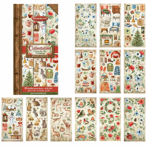 Stamperia - Collectables - Home For The Holidays - 12x6 - Image 2
