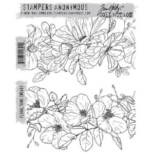 Tim Holtz - Stimplasett - Floral Trims
