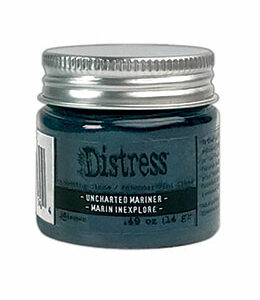 Distress glaze embossing powder – Uncharted Mariner