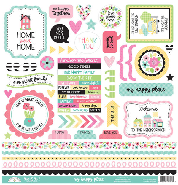 Doodlebug - MY HAPPY PLACE - 12x12 - Image 2