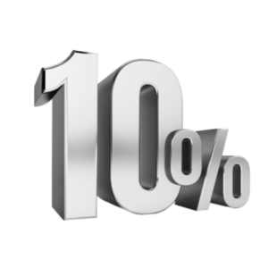 10%