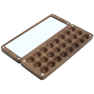 Wooden pallet case for 24 colors