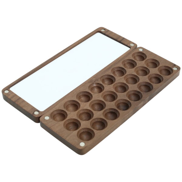 Wooden pallet case for 24 colors