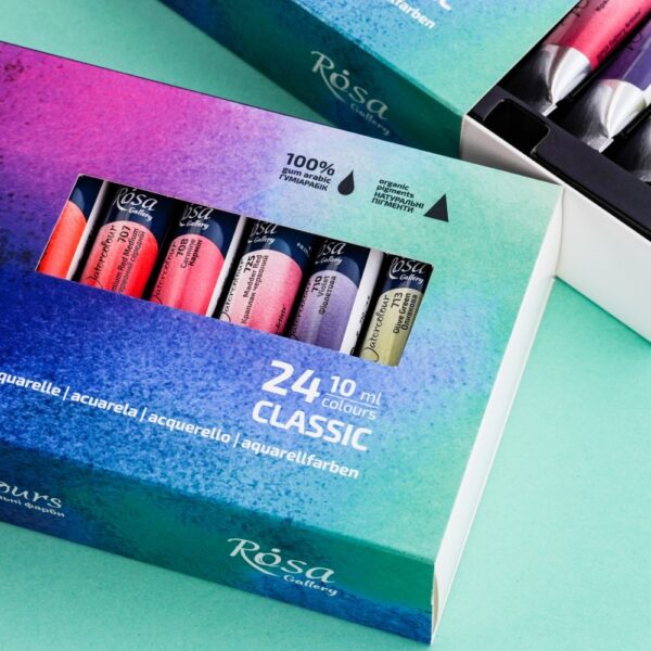24x10ml Artists' Watercolours in tubes Classic ROSA Gallery - Image 4