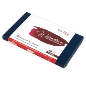24 MODERN colors ROSA Gallery full pan in cardboard box