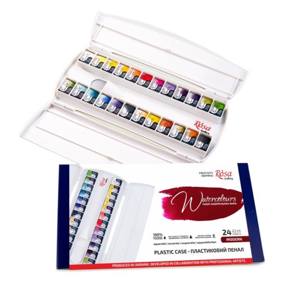 24 MODERN ROSA Gallery full pans in plastic case - Image 3