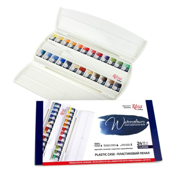 24 CLASSIC ROSA Gallery full pans in plastic case - Image 2