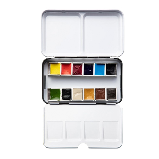 Roman Szmal : Aquarius : Watercolour Paint : Urban Sketchers Set Metal Box - Image 2