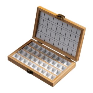 Wooden pallet case for 36 colors