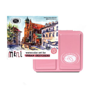 Roman Szmal : Aquarius : Watercolour Paint : Full Pan : Mini Palette Set of 8 : Pink