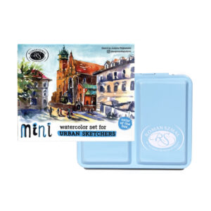 Roman Szmal : Aquarius : Watercolour Paint : Full Pan : Mini Palette Set of 8 : Blue