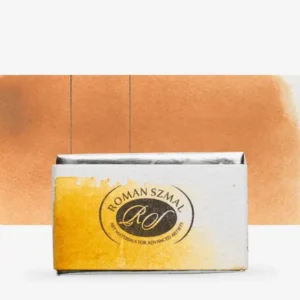 Roman Szmal : Aquarius : Watercolour Paint : Full Pan : Gold Ochre