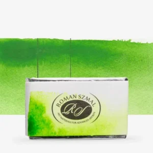 Roman Szmal : Aquarius : Watercolour Paint : Full Pan : Permanent Green Light