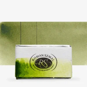 Roman Szmal : Aquarius : Watercolour Paint : Full Pan : Sap Green Light