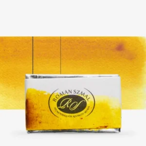 Roman Szmal : Aquarius : Watercolour Paint : Full Pan : Nickel Azo Yellow