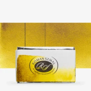 Roman Szmal : Aquarius : Watercolour Paint : Full Pan : Deep Green Gold