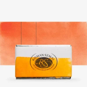 Roman Szmal : Aquarius : Watercolour Paint : Full Pan : Golden Orange