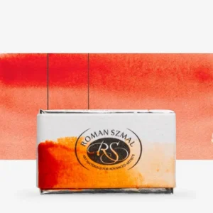 Roman Szmal : Aquarius : Watercolour Paint : Full Pan : Transparent Pyrrole Orange