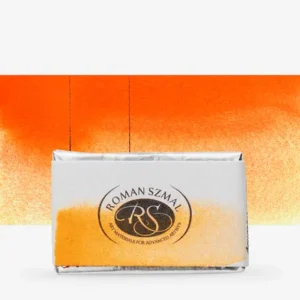 Roman Szmal : Aquarius : Watercolour Paint : Full Pan : Chrome Orange (Hue)