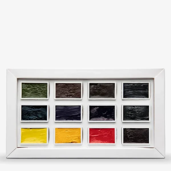 Roman Szmal : Aquarius : Watercolour Paint : Full Pan : Adam Papke Palette Set of 12 - Image 2