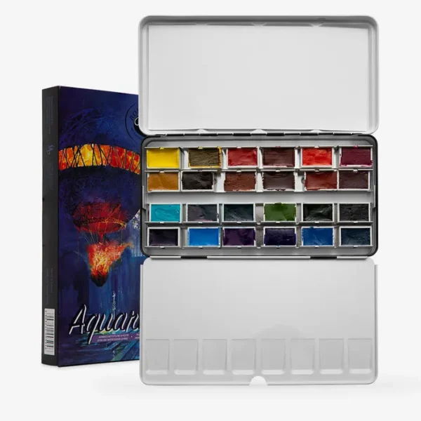 Roman Szmal : Aquarius : Watercolour Paint : Full Pan : Andrzej Gosik Set of 24 - Image 3