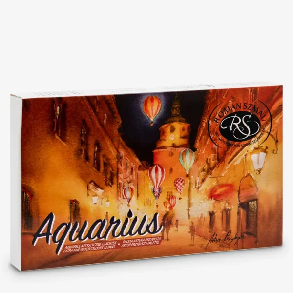 Roman Szmal : Aquarius : Watercolour Paint : Full Pan : Artur Przybysz's Palette Set of 12