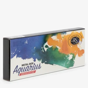 Roman Szmal : Aquarius : Watercolour Paint : Full Pan : Mixing Palette : Set of 14