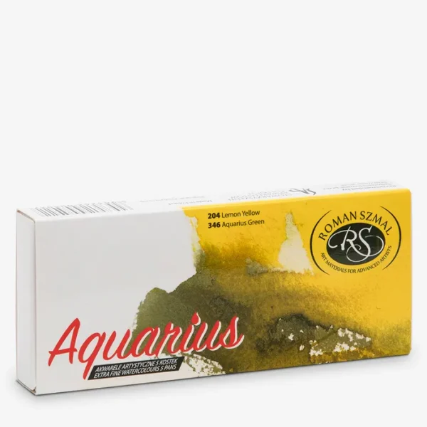 Roman Szmal : Aquarius : Watercolour Paint : Full Pan : Starter Set of 5