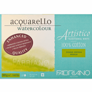 Fabriano : Artistico : 300gr Watercolour Paper Rough : Size 35,5x51cm