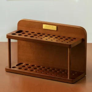 MEEDEN Pro Wooden Paint Brush Holder Organizer